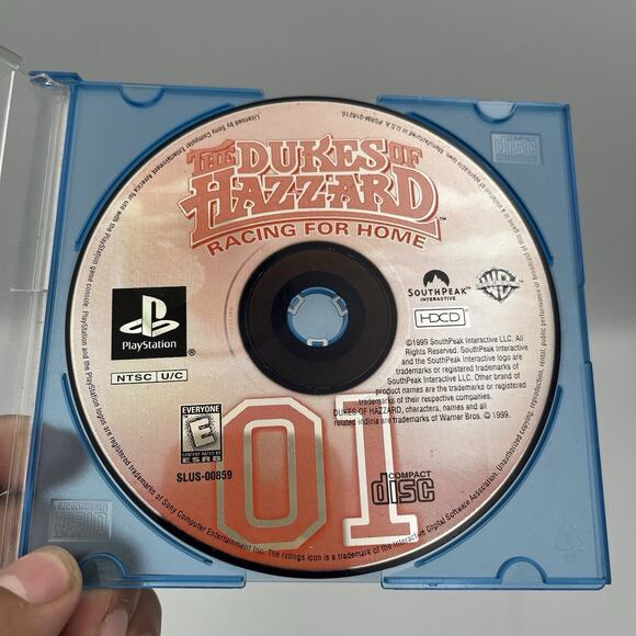 Scratch-Free - Dukes of Hazzard Racing for Home - Sony Playstation PS1 PSOne PSX - Picture 2 of 5
